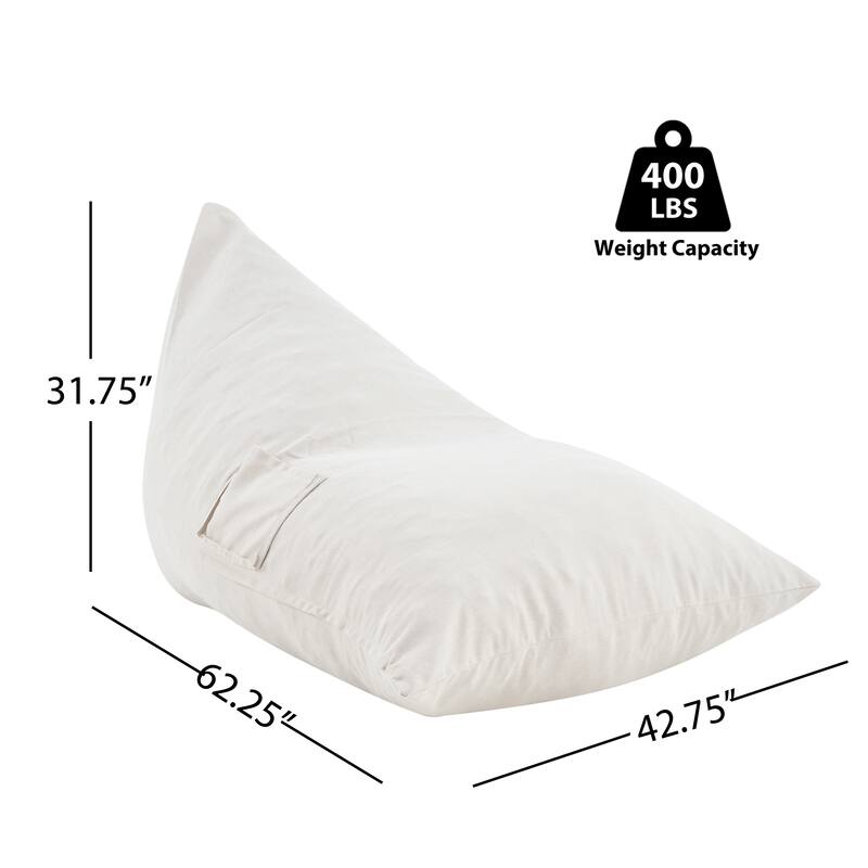 Christopher Knight Home - Arlene Modern Outdoor Upholstered Bean Bag Chair