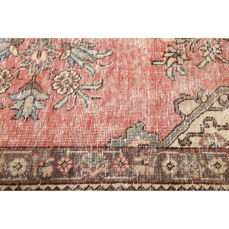 ECARPETGALLERY Hand-knotted Antalya Vintage Copper Wool Rug - 9'5 x 12'10