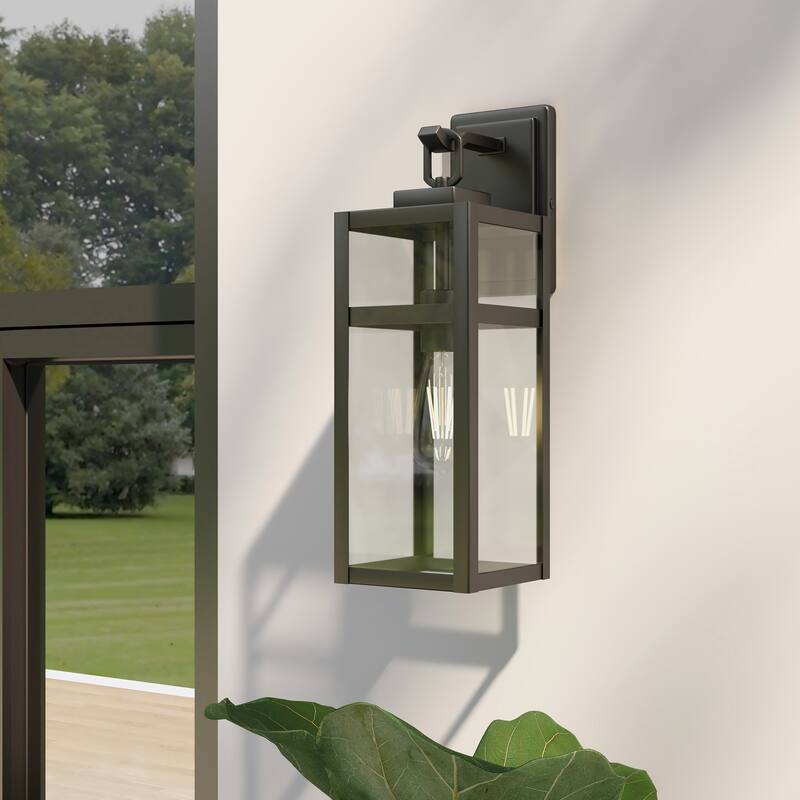 1-Light Outdoor Wall Light - 5.9"x7.76"x17.99"