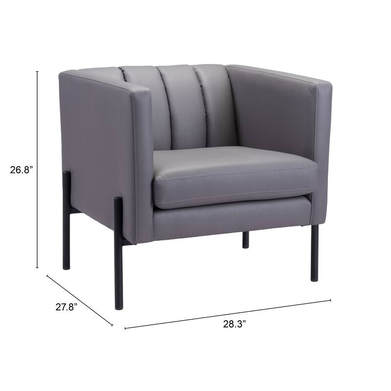Jess Accent Chair Gray