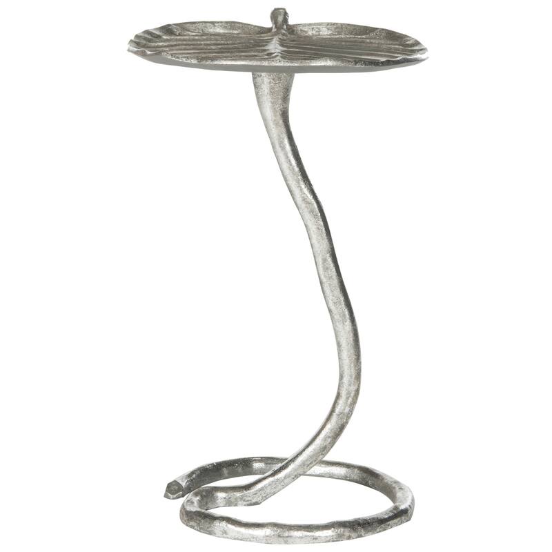 SAFAVIEH Sharlene Gold Side Table - 15" x 13" x 21" - 15Wx13Dx21H - Silver