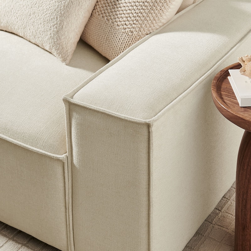 Restore 3-Piece Performance Fabric Upholstered Modular Sofa Set