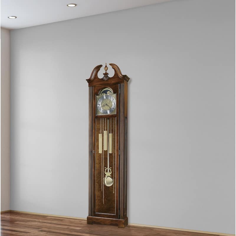 Howard Miller Princeton Classic Grandfather Clock Style Standing Clock with Pendulum and Movements, Reloj de Pendulo de Piso