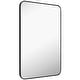 preview thumbnail 17 of 31, Mirror Trend Round Flat Metal-framed Wall Mirror