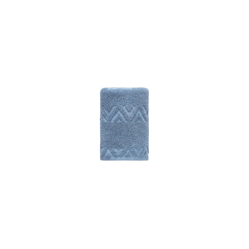 Ozan Premium Home 100% Turkish Cotton Sovrano Collection Luxury Hand Towel - Blue