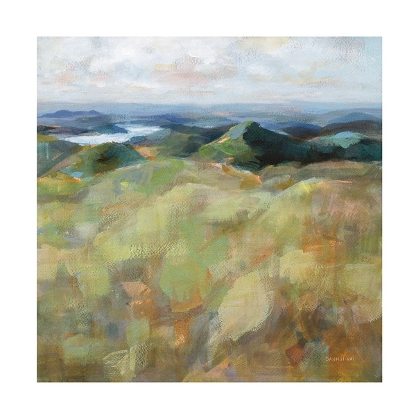 slide 2 of 5, Danhui Nai 'Above the Lakes Crop I' Canvas Art