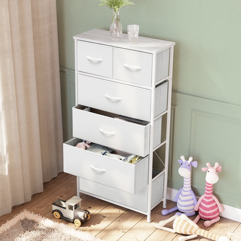 Pellebant 6 Drawers Vertical Dresser Storage Tower