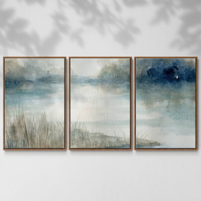 Still Evening Waters - Multi Piece Framed Canvas