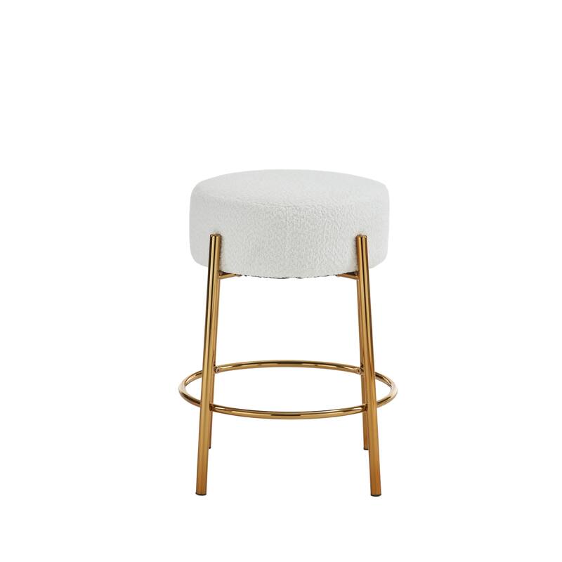 24" Tall, Round Bar Stools, Set of 2