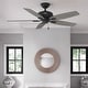 preview thumbnail 1 of 19, Hunter 52" Newsome Ceiling Fan with Pull Chain - Traditional - Casual Matte Black