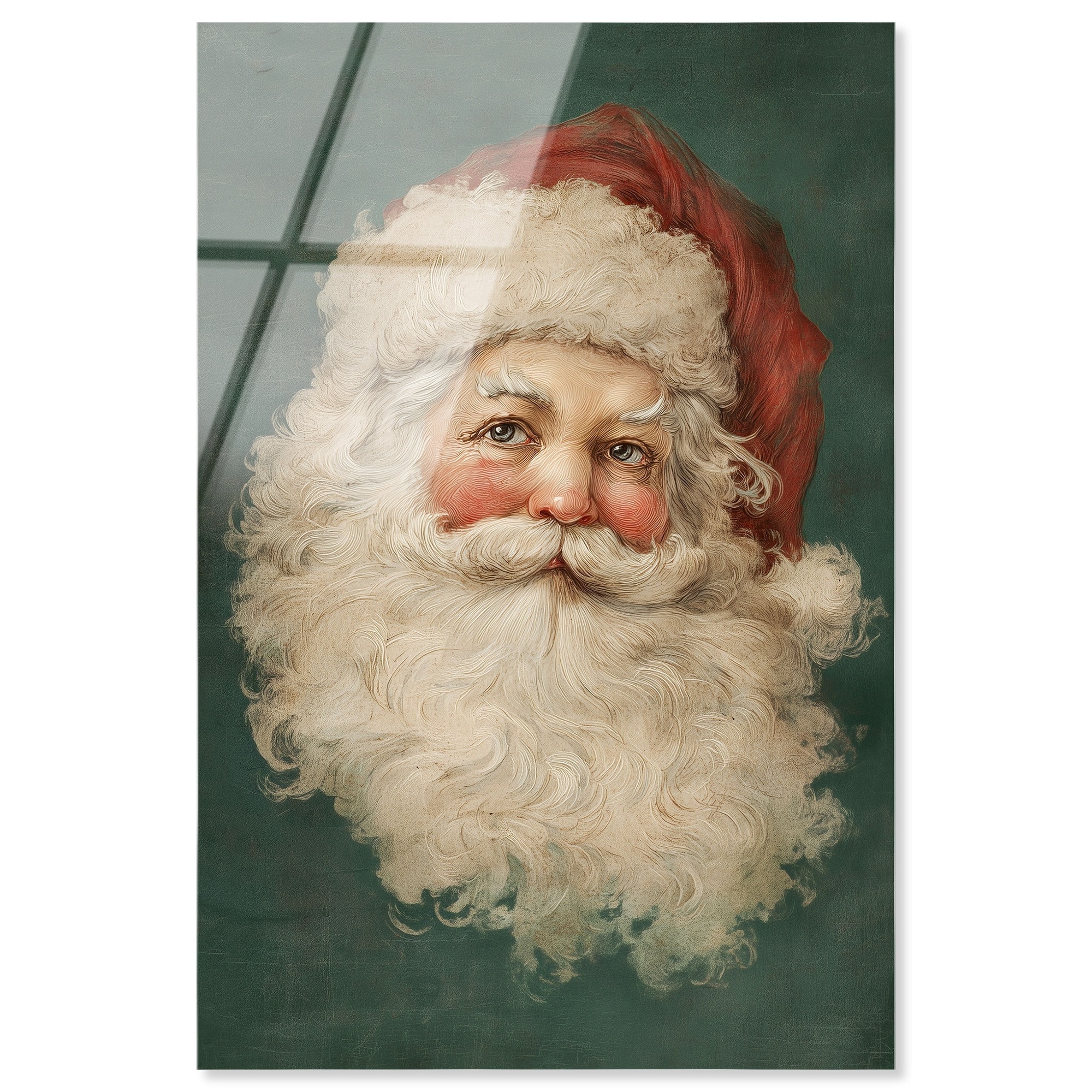 Father Christmas Christmas Wall Decor Acrylic Print by Art Remedy