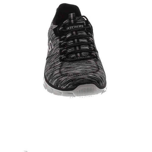 Memory Foam Sneakers Shoes - Black 