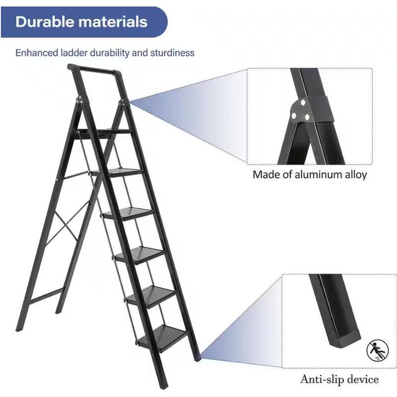 330 lb Capacity 6-step Aluminum Folding Step Stool