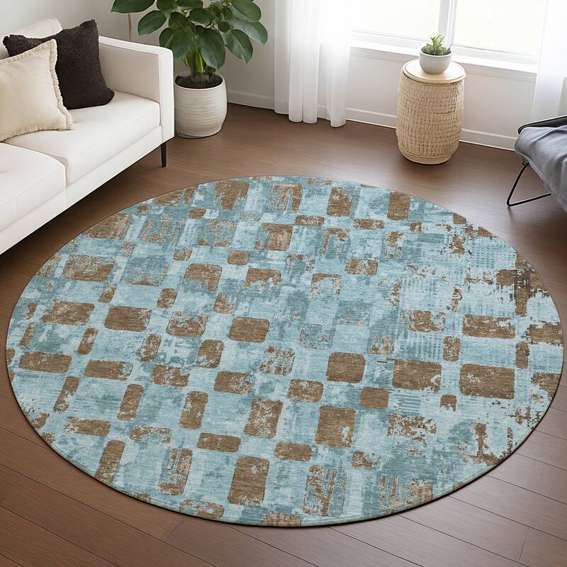 Machine Washable Indoor/ Outdoor Casual Foxfield Chantille Rug