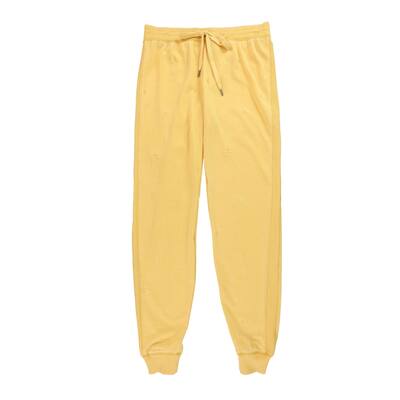 P.J. Salvage Womens Embroidered Stars Pajama Jogger Pants,, Yellow, Small