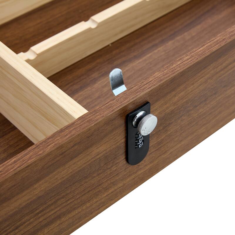 Multi-Functional Mdf Coffee Table With Password Lock