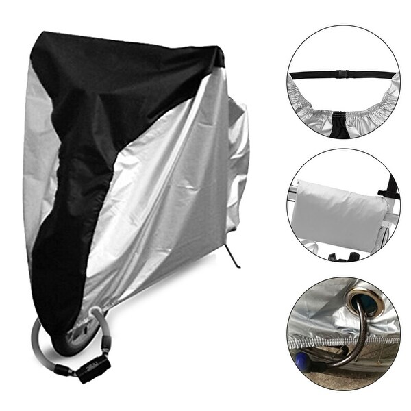 Shop Bicycle Bike Cover Outdoor Travel Storage Cover Black Xxxl