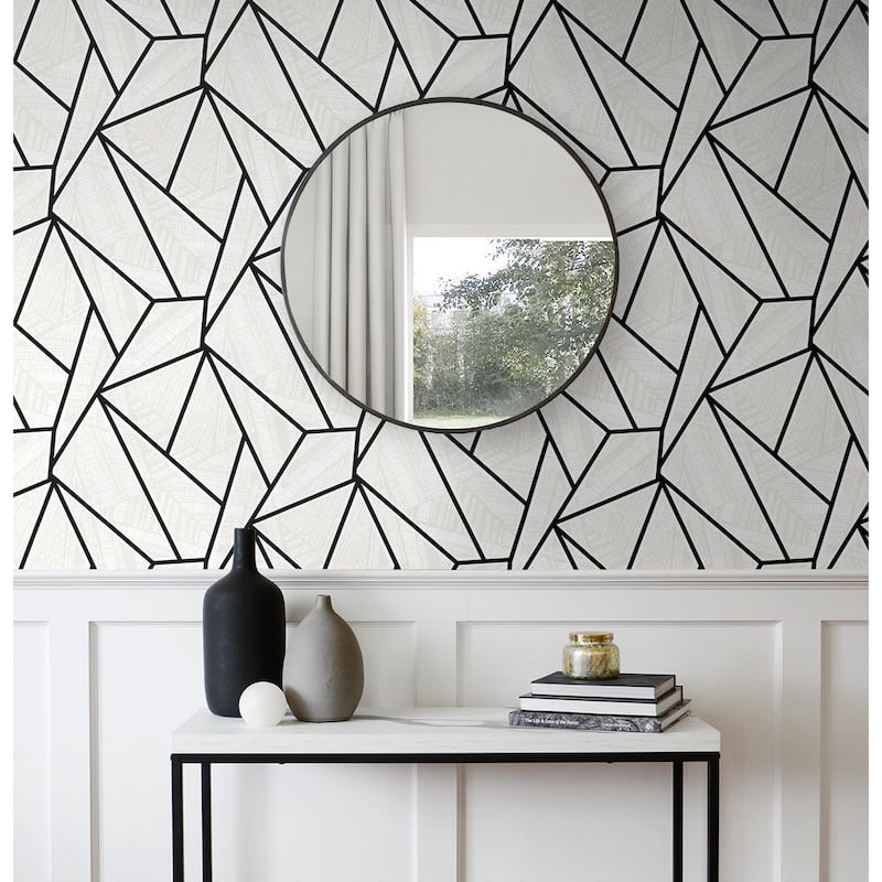 NextWall Vector Geo Peel and Stick Wallpaper - 20.9 in. W x 18 ft. L