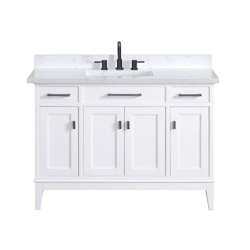 Avanity MADISON-VS49-E Madison 48" Free Standing Single Basin Vanity - White
