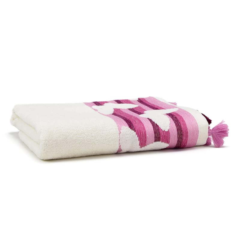 East'N Blue Butterfly Turkish Cotton Hand Towel (Pack of 1) - Boysenberry
