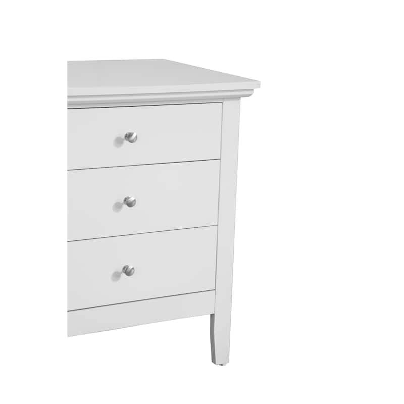 Glory Furniture Hammond G5490-N 3 Drawer Nightstand , White