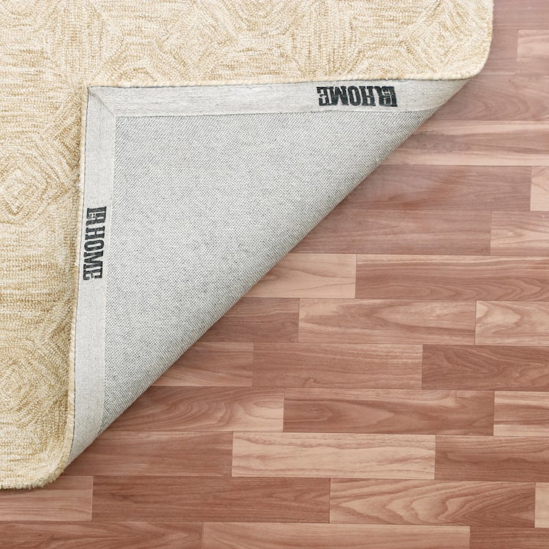 Sevita Geometric Hand-Tufted Wool Area Rug