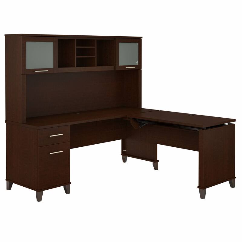 Bush Furniture Somerset 72W 3 Position Sit to Stand Desk