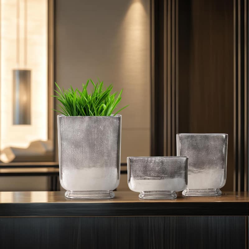 Bowden Silver Vase- Short