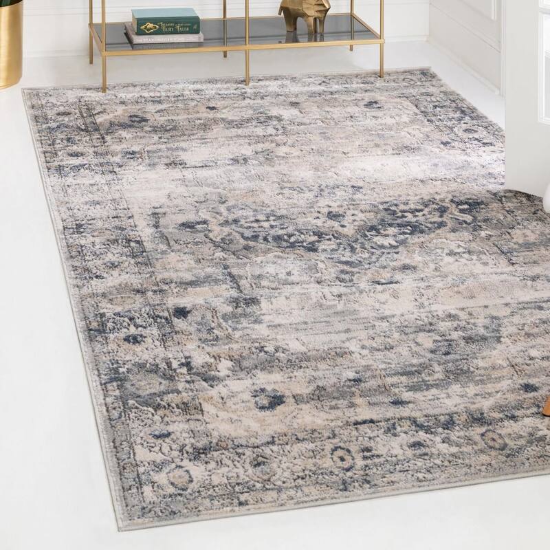 Transitional Wedo Collection Area Rug - 3'3"x5'3" - Gray