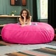 preview thumbnail 14 of 66, Jaxx Cocoon 6 Ft Giant Bean Bag Sofa and Lounger for Adults, Microsuede