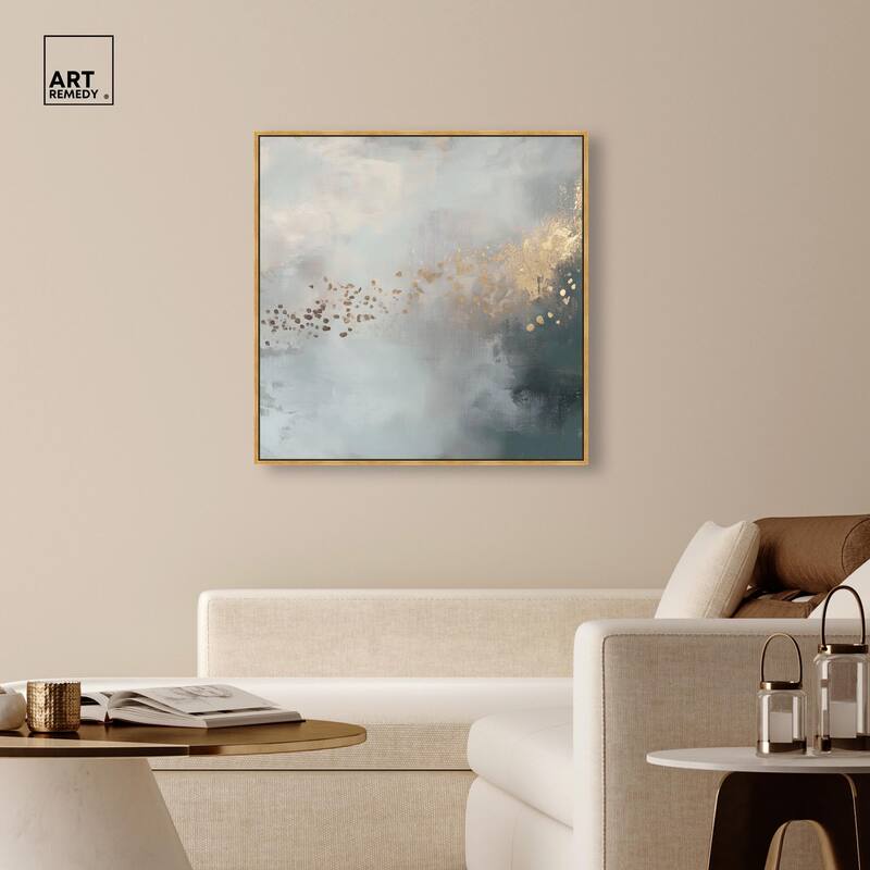 Silvered Hues and Gold I Canvas by Art Remedy