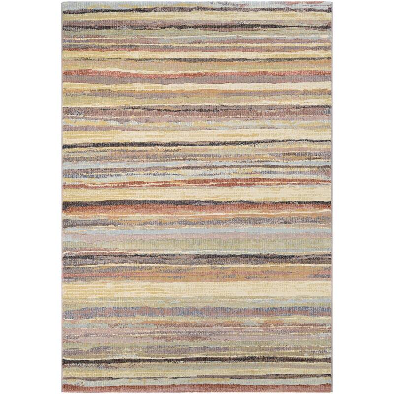 Provencal Stripe Area Rug - 5'3" x 7'6" - Multi