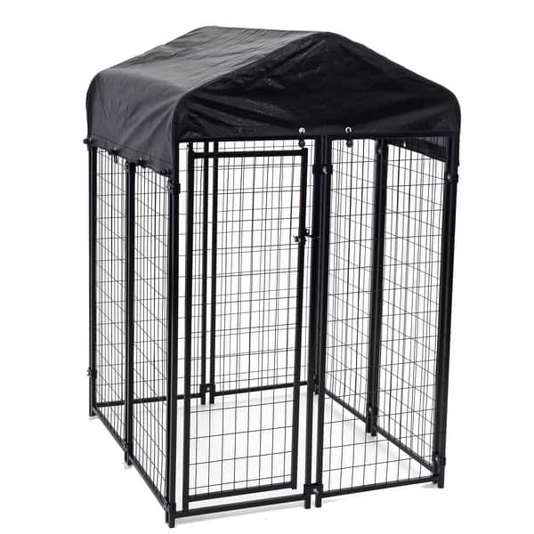 Lucky Dog® Uptown Welded Wire Dog Kennel - 6'H x 4'W x 4'L - Bed Bath &  Beyond - 6146416