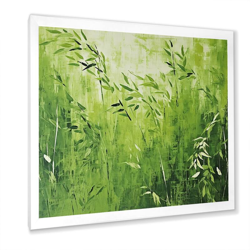 Designart "Kitchen Fennel Herbs Fantasy III" Herbs Wall Decor Green Traditional Entryway Framed Wall Art