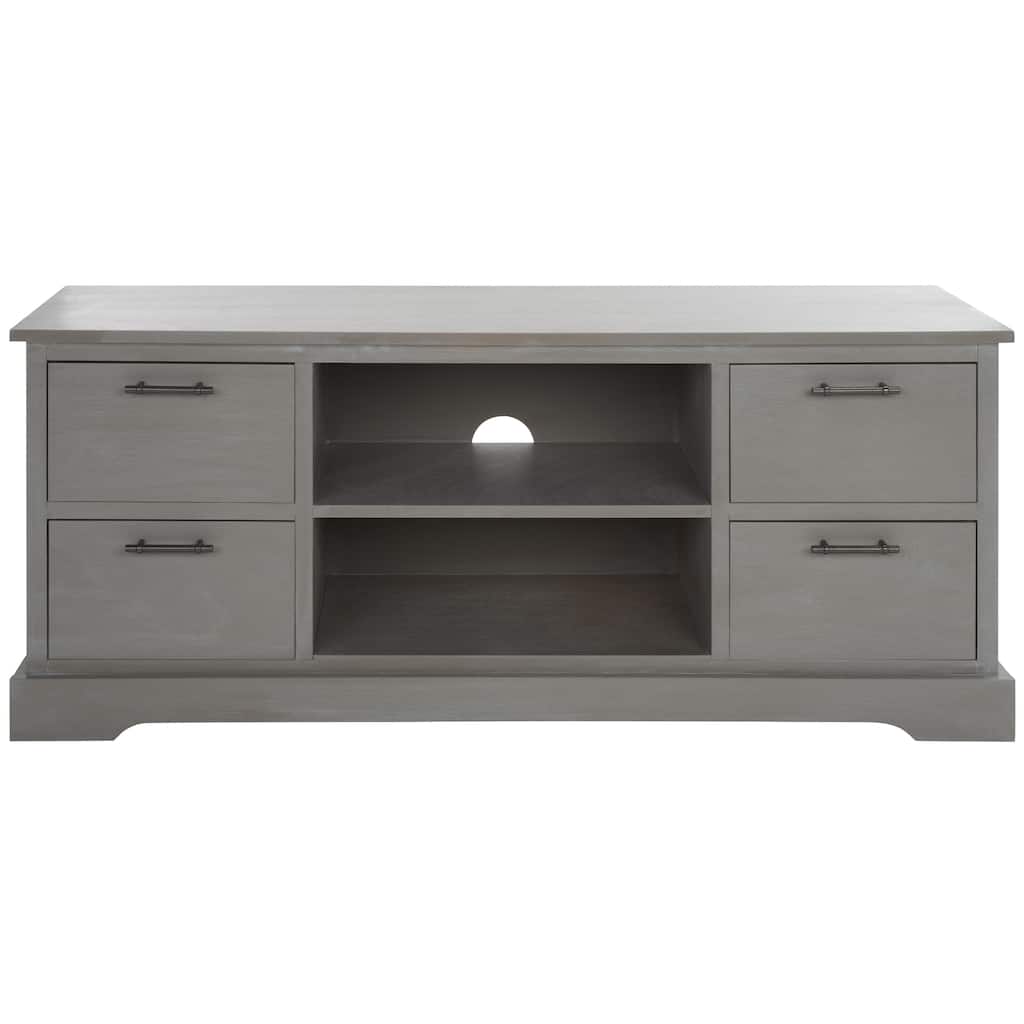 SAFAVIEH Ashli 4-Drawer TV Media Stand (50-inch Flat Screen TV) - 47" W x 16" D x 20" H - 47Wx16Dx20H