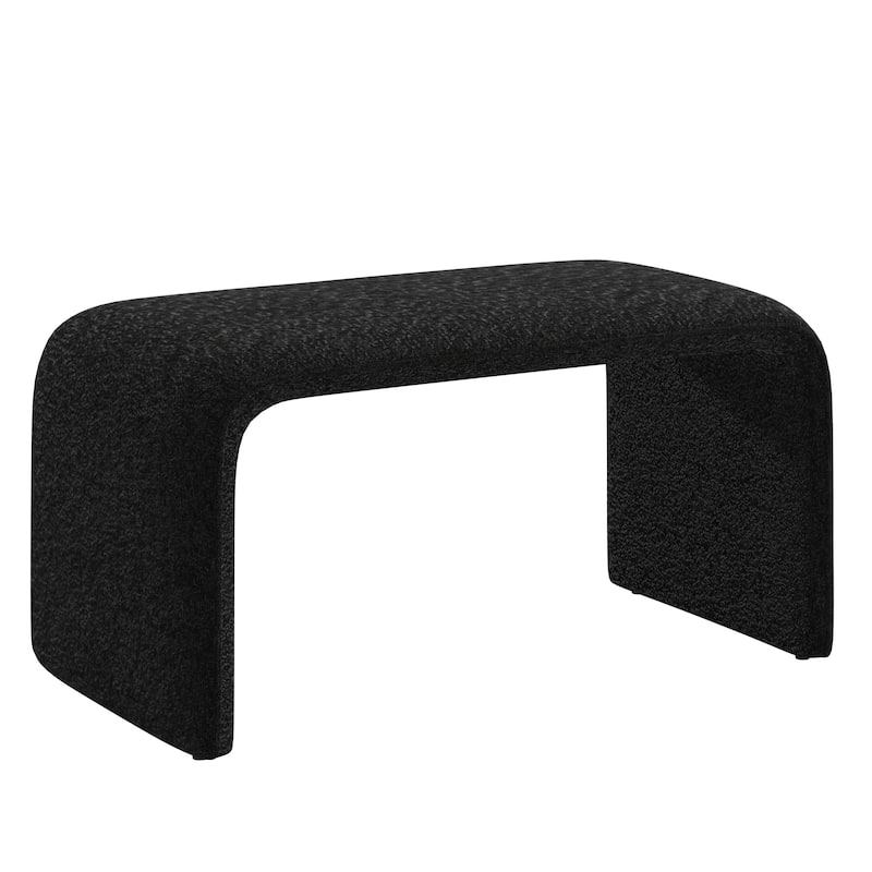 Maratea Round Arm Accent Chair and Ottoman by iNSPIRE Q Modern