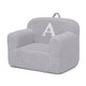 preview thumbnail 3 of 2, Personalized Monogram Cozee Sherpa Chair - Customize with Letter A - Foam Kids Chair for Ages 18 Months and Up