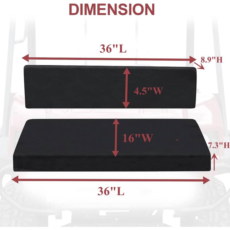 Heavy-Duty UTV Seat Cover - Waterproof 400D Oxford for Mule 3010/4010/3000/3020/4000 (2001-2025), All-Weather Protection, Black
