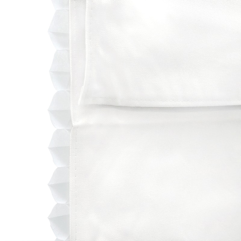 72-inch White Insulating Cordless Roman Shade