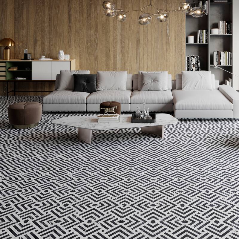 Merola Tile Gatzby 17-3/4" x 17-3/4" Porcelain Floor and Wall Tile