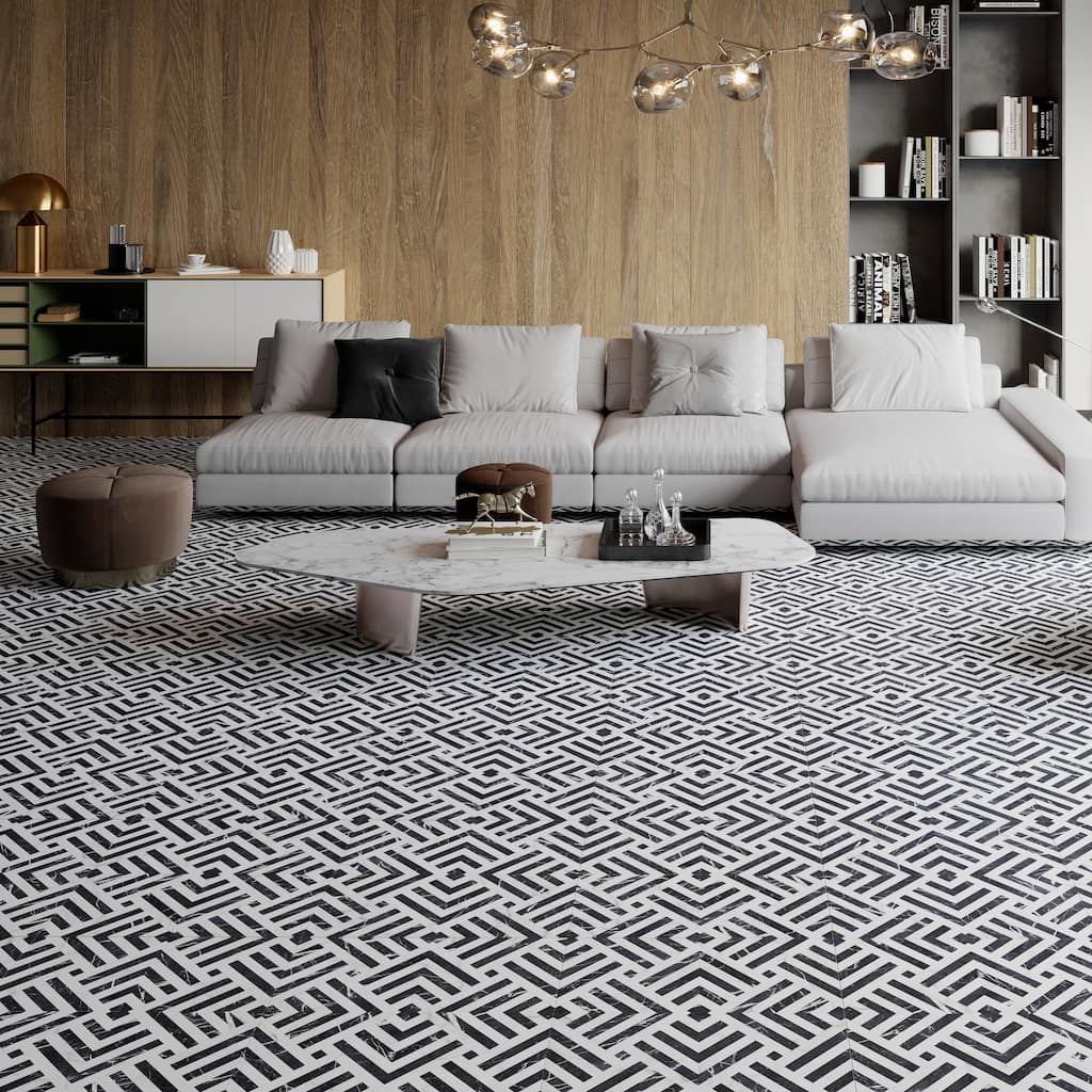 Merola Tile Gatzby 17-3/4" x 17-3/4" Porcelain Floor and Wall Tile