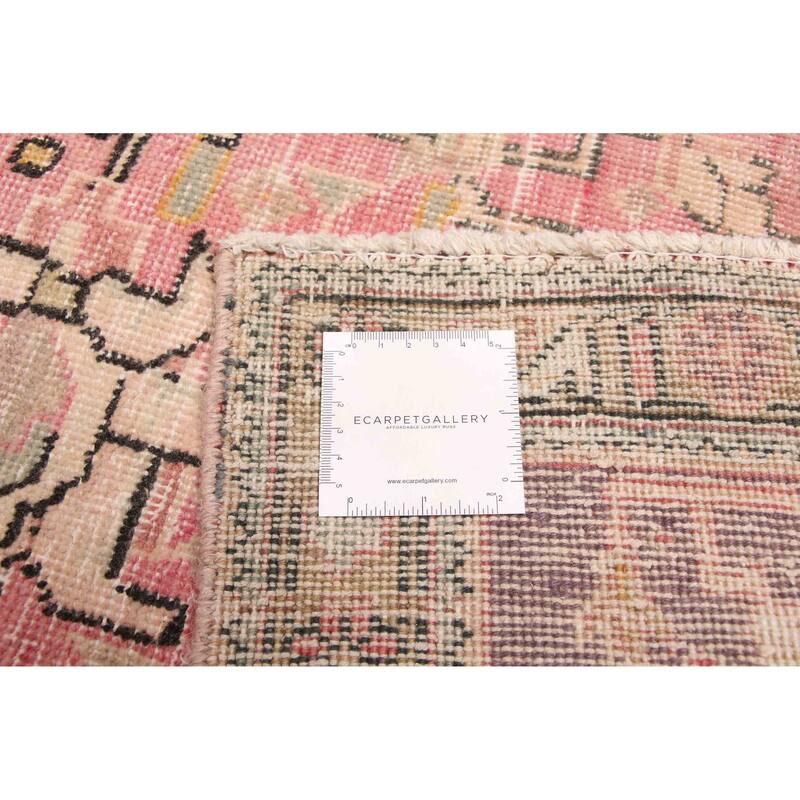 ECARPETGALLERY Hand-knotted Antalya Vintage Pink Wool Rug - 9'9 x 12'10