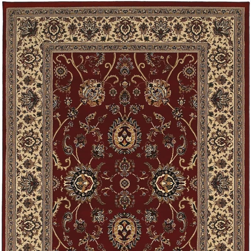 HomeRoots Oriental Traditional Square Area Rug