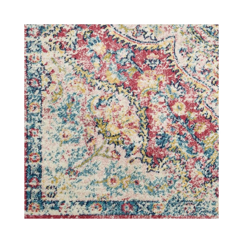 Livabliss Elaziz Updated Traditional Medallion Area Rug
