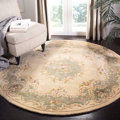 SAFAVIEH Handmade Bergama Achsah Oriental Hand-spun Wool Rug