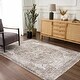 preview thumbnail 60 of 118, Hauteloom Manhattan Machine Washable Oriental Persian Medallion Vintage Distressed Area Rug