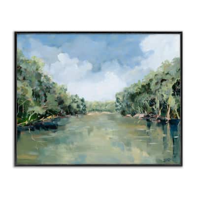 Stupell Serene Reflective Nature Framed Giclee Art Design By Meredith Howse