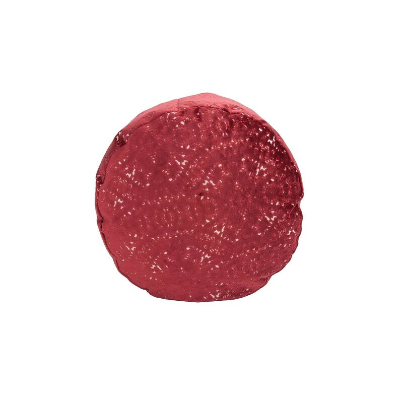 Allan Andrews Round Foot Pouf Pasini Ruby