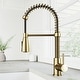preview thumbnail 83 of 90, VIGO Brant Pull-Down Kitchen Faucet Faucet - Matte Gold