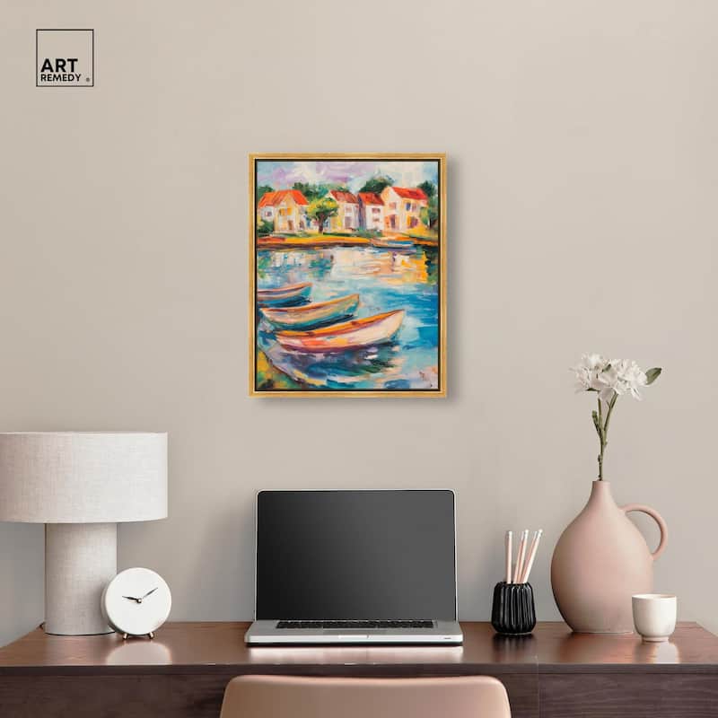 Bayside Calm II Canvas by Art Remedy